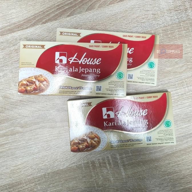 

House Kari ala Jepang 300gr (16porsi) - Saus Padat Kari Curry Roux murah