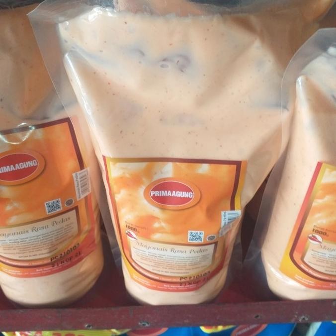 

PRIMA AGUNG MAYONAISE RASA PEDAS(MAYO CHILLI) 1kg murah