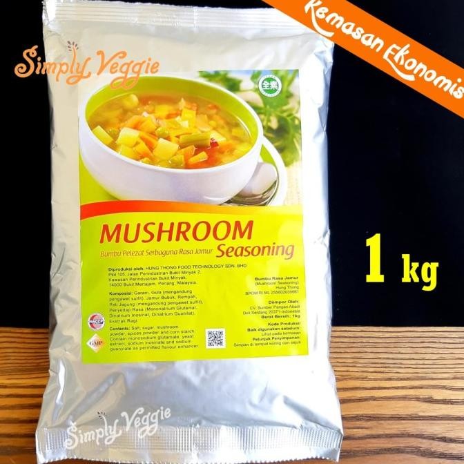 

Vegetarian Mushroom Seasoning 1kg / Vegan Kaldu Jamur Vegetarian murah