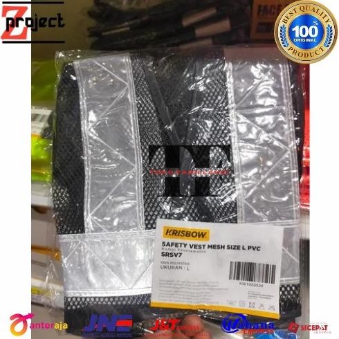 Krisbow Rompi Jaring Pengaman Kerja Mesh Safety Vest Rompi Krisbow New Stok