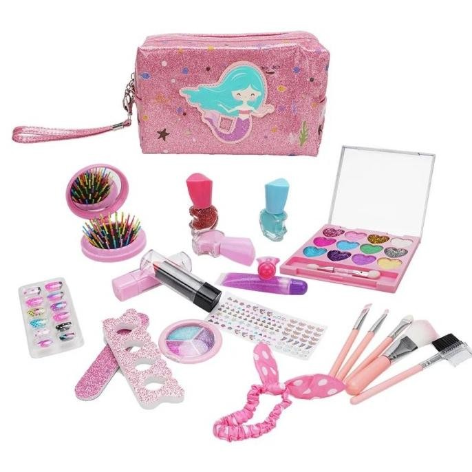 Make Up Anak Perempuan Mainan Make Up Set Dandan Anak Asli Non Toxic murah