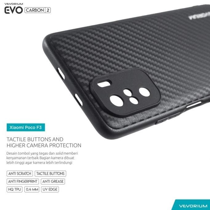 [Good] VEVORIUM EVO CARBON Xiaomi Poco F3 Soft Case Softcase