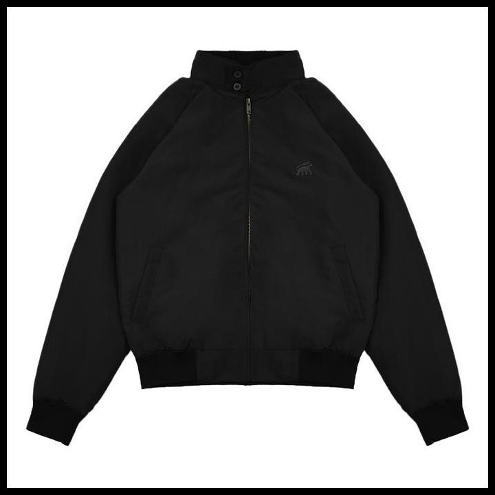 Terlaris House Of Smith Harrington Jacket Hangor Black #6 - Jaket Harrington Pria Hitam Good Quality