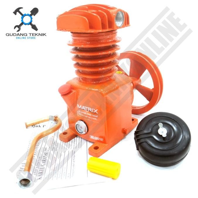 Kepala Kompresor 1/4Hp Matrix Yah1051 / Bare Air Head Compressor 1051 New Stok