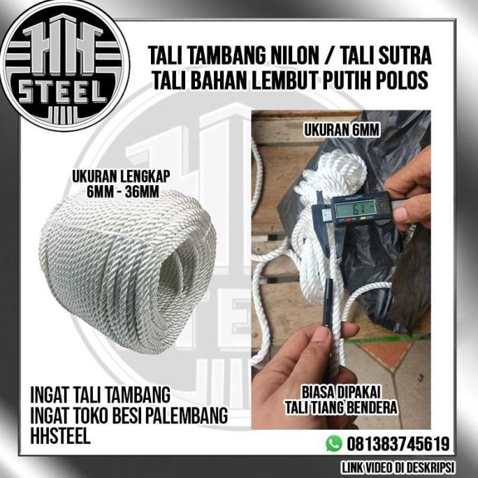 %$%$%$%$] Tali tambang nilon Tali tambang nylon tali tambang sutra ukuran 10 mm