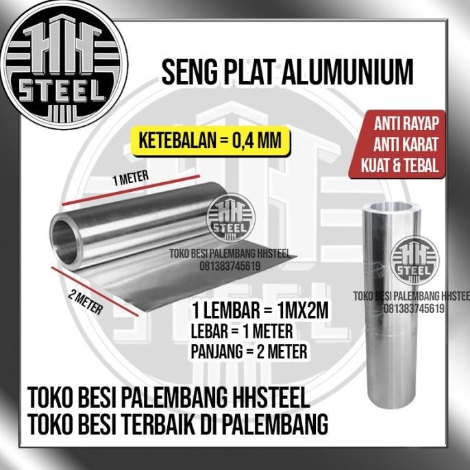 %$%$%$%$] Seng Aluminium Seng Plat Aluminium Tebal 0,4mm / Aluminium