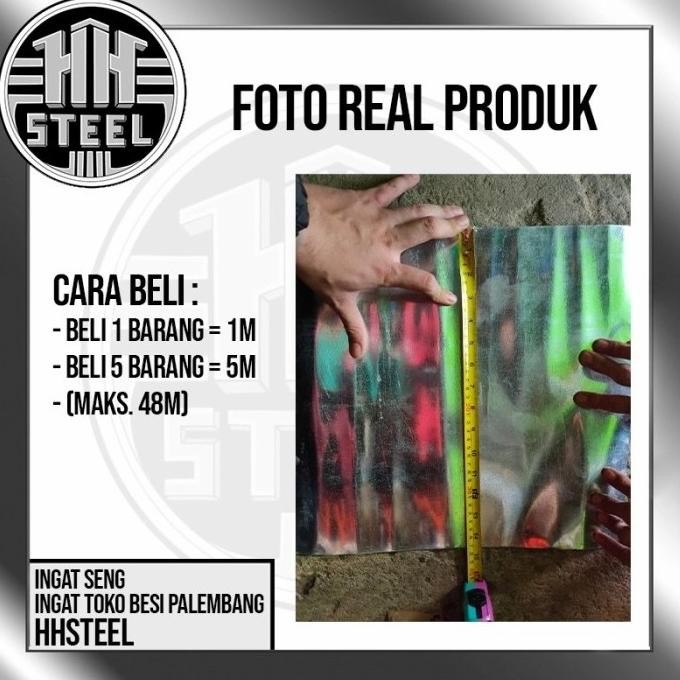 :<:<:<:<] Seng Talang Seng Lebar 40 cm tebal 0,20 Harga per meter Seng BJLS