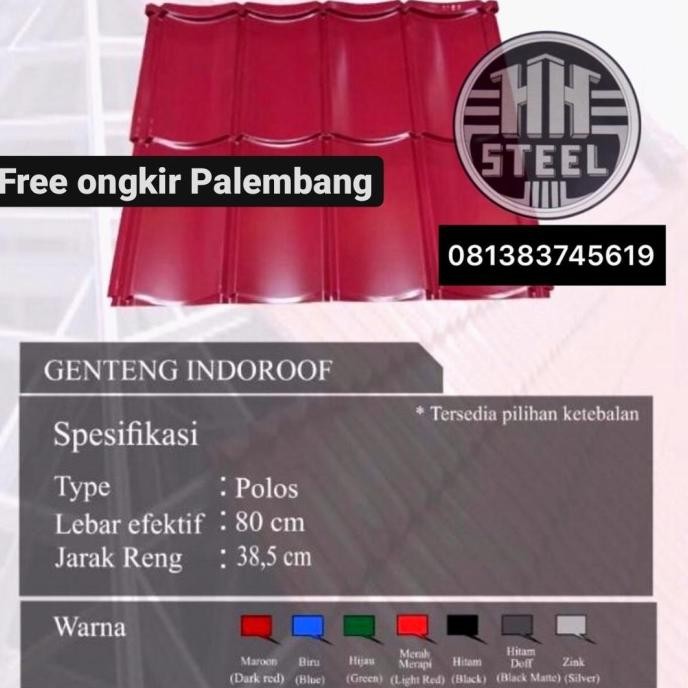 langsung order saja] SENG GENTENG METAL MULTIROOF (via JNE TRUCKING) BAJA RINGAN TEBAL 0,25