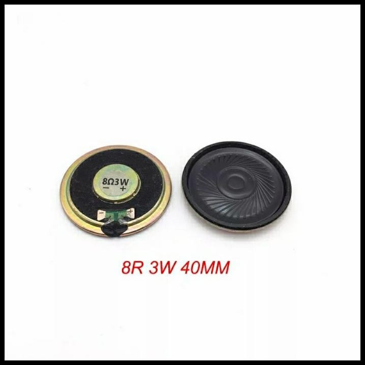 Speaker 8 Ohm 8Ohm 3W 3 Watt Diameter 40Mm 40 Mm 4Cm 4 Cm