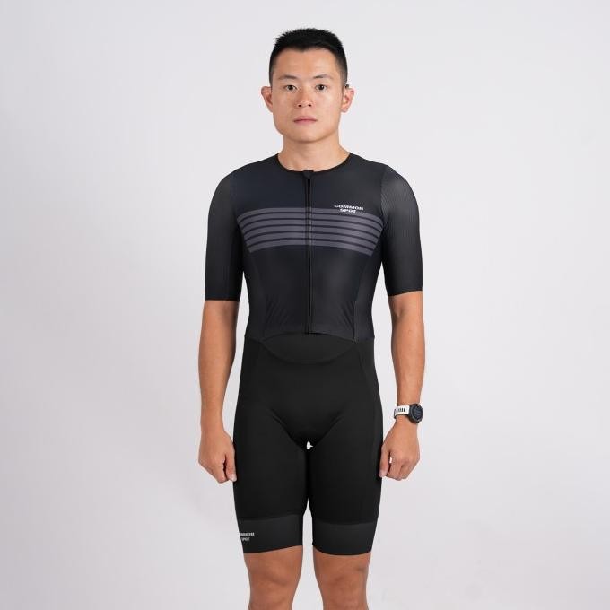 Men New Mono Series Tri Suit Common Spot Triathlon - Black Promo