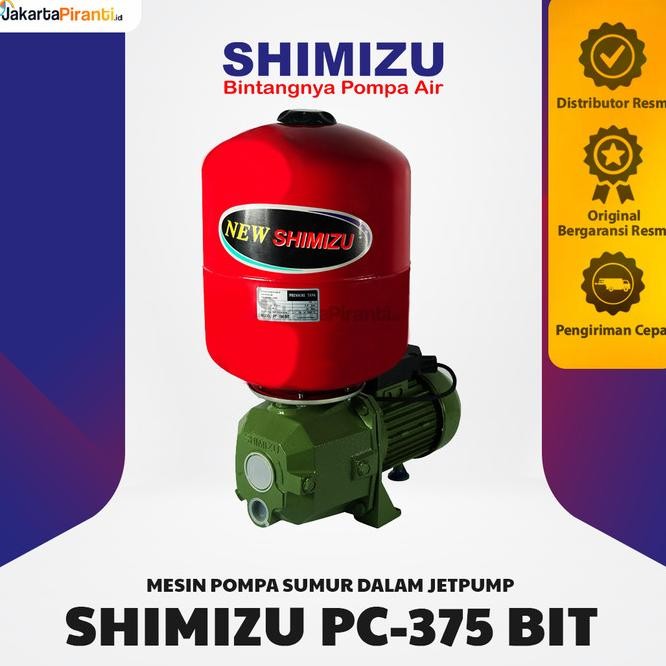 Mesin Pompa Air Jetpump Shimizu Pc 375 Bit