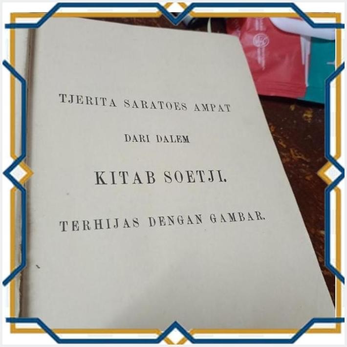 [PIT] BUKU TJERITA SERATOES AMPAT DR DALEM KITAB SOETJI NEDERLANDSCH BIJBEL 1934