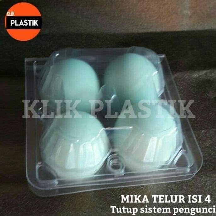 (Good) MIKA TELUR ISI 4 / EGG TRAY / TEMPAT TELUR ASIN