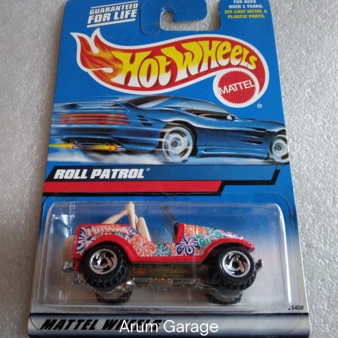 Hot Wheels Roll Patrol. US Card 1999 Hot Wheels World Coolest Car Co.