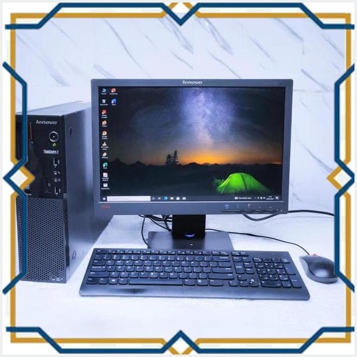 [CVS] Paketan PC Lenovo Edge91 Intel Core i5 LCD Monitor 19inch Wide Keyboard Mouse Promo Termurah B