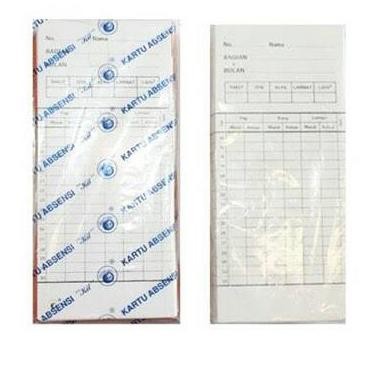 

ghs-55 KARTU ABSENSI 100LEMBAR (PACK) Original