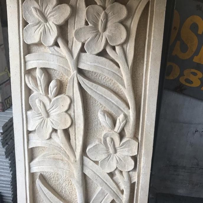 kerajinan batu ukir relief ornamen