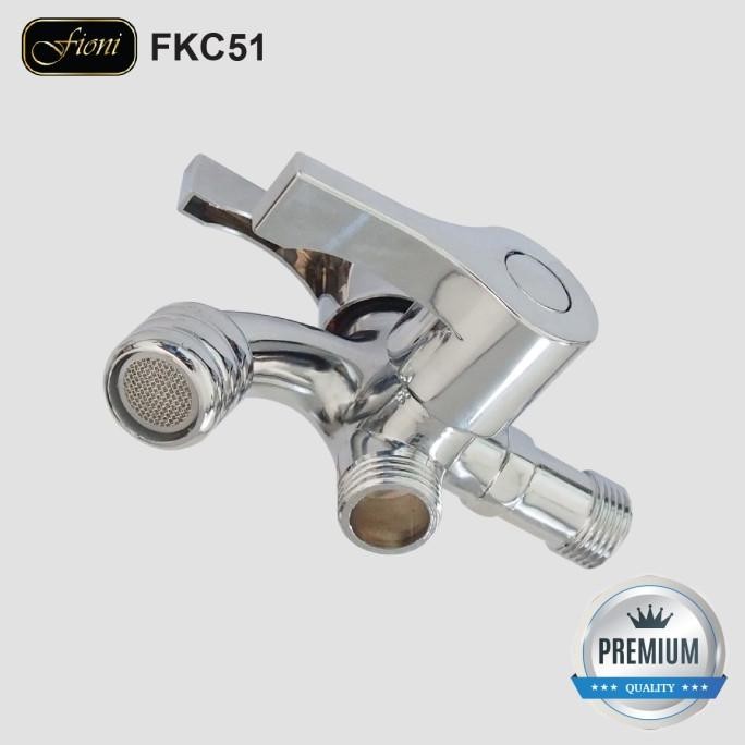 Fiorentino Kran Cabang / Kran Tembok / Kran Air Hitam FKC51BL