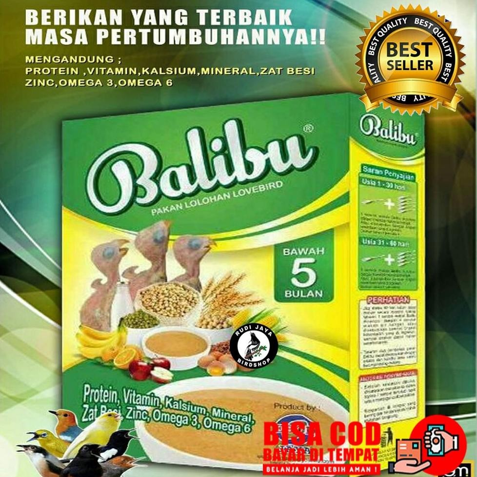TERLARIS BALIBU EBOD JAYA PAKAN MAKANAN BUBUR ANAKAN BURUNG LOLOHAN PIYEK LOVEBIRD FALK HAND FEEDING