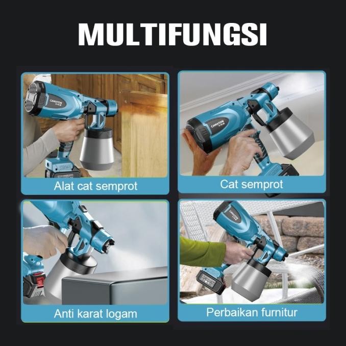 Ironhoof Cat Semprot Listrik Electric Spray Gun 850W Mesin Spray Gun New Stok
