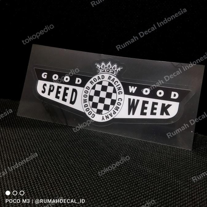 

Promo Stiker Good Wood Speed Week COD