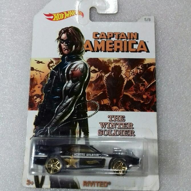 Hot Wheels Rivited. Acceleracers. Captain America. The Winter Soldier. Base Besi.