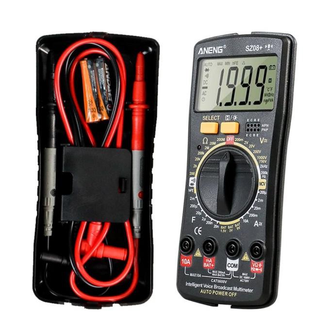 Grosir Aneng Sz08 Digital Multimeter Multitester Avometer Voltage Tester
