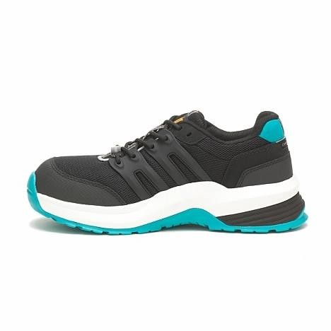Sepatu Safety Women Caterpillar Streamline 2.0 Ct Black Teal Ori New Stok
