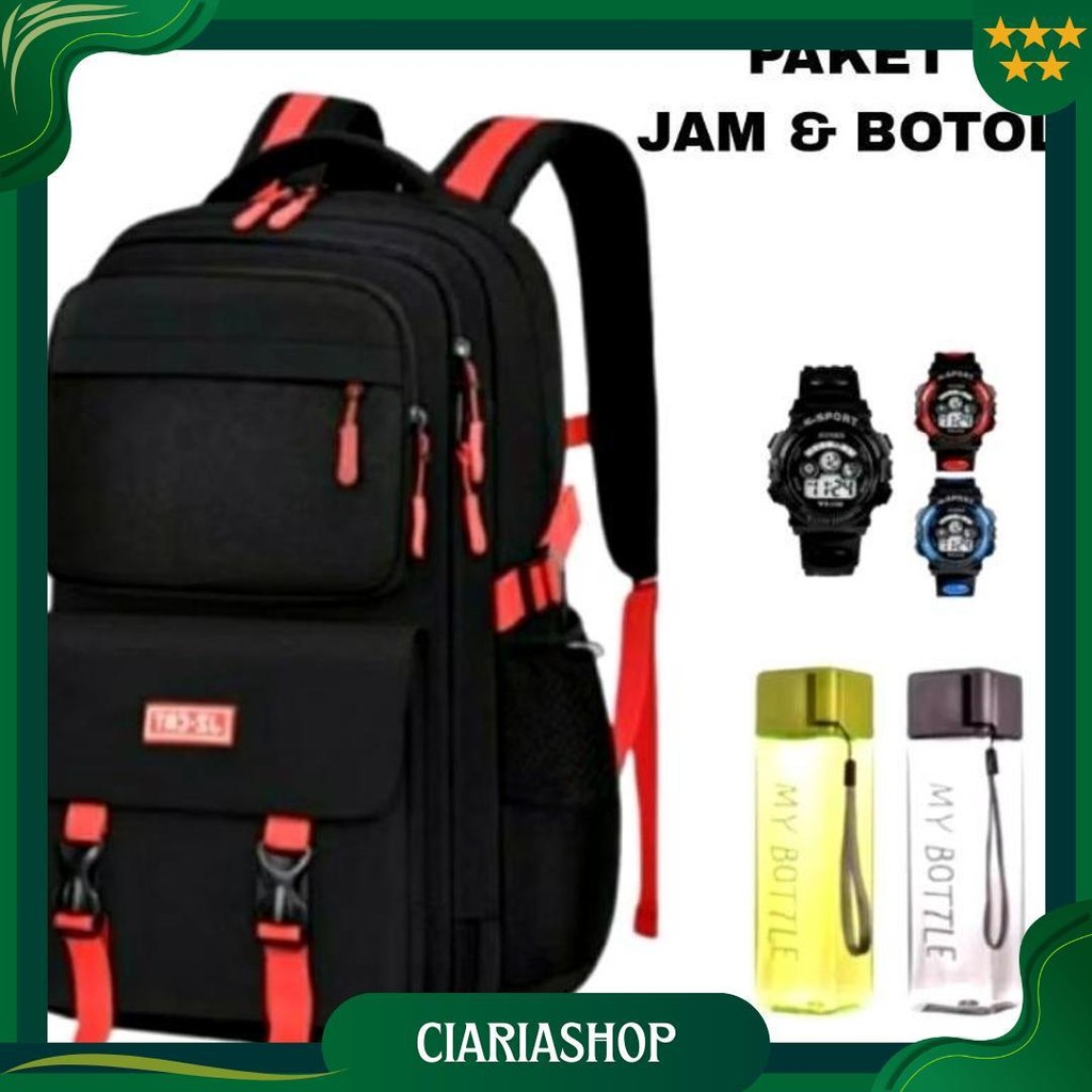 Tas Sekolah Anak Sd Smp Laki-Laki Model Bukaan Kulkas  Tas Anak Cowok Sd Ori