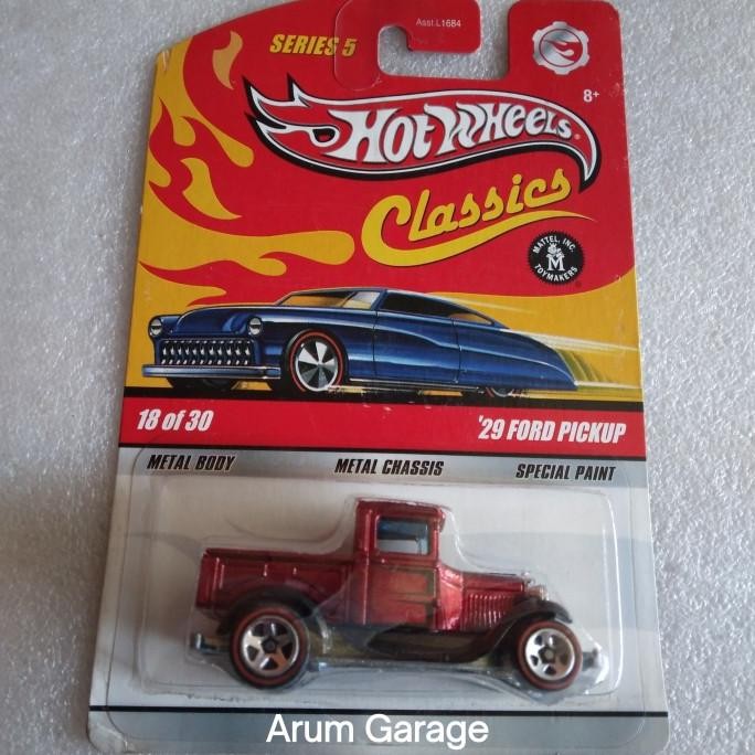 Hot Wheels 29 Ford Pickup. Card HW Classic Series 5. Treasure Hunt Reg
