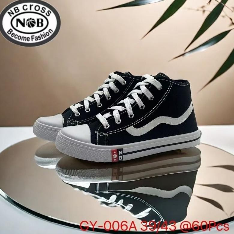 Sepatu Sekolah Nb Terbaru Model Vans Tali Boot  Sepatu Sekolah Terbaru Sd. Smp. Sma. Boot List Putih