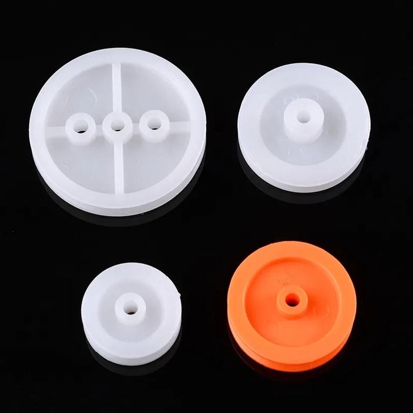 Premium 75Pcs Plastic Gear Rack Shaft Pulley Belt Kit / Perlengkapan Roda Gigi Plastik Spindel High 