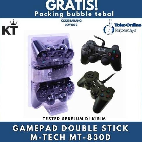 Gamepad Double Getar Black - Stick PC Laptop - Joystick PC Laptop Usb HAP