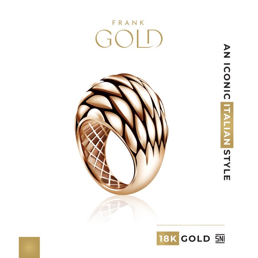 Frank & co. Frank Gold Grande Rose Ring 1 / Cincin