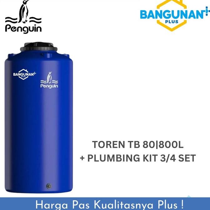 Terjangkau Toren Penguin Tb 80 800 Liter Set