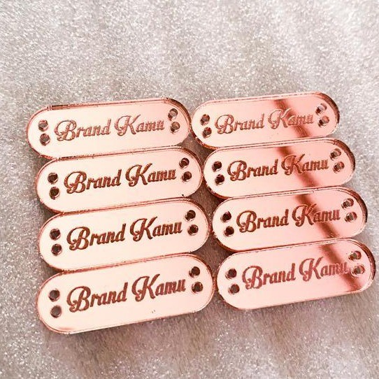 Paling Murah Label Hijab Akrilik | Label Baju | Merk | Logo | Brand | Logo Jilbab | Kerudung | Gamis