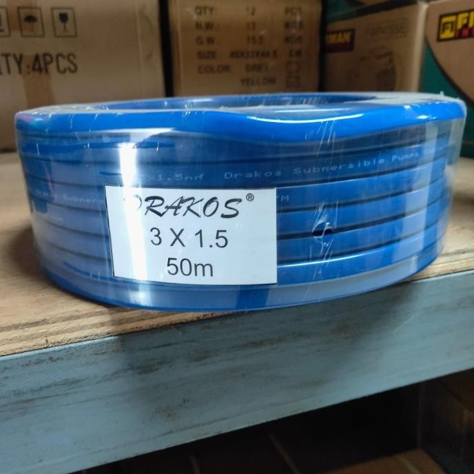 >*>*>*>*] kabel gepeng pompa air celup submersible satelit 3x1.5