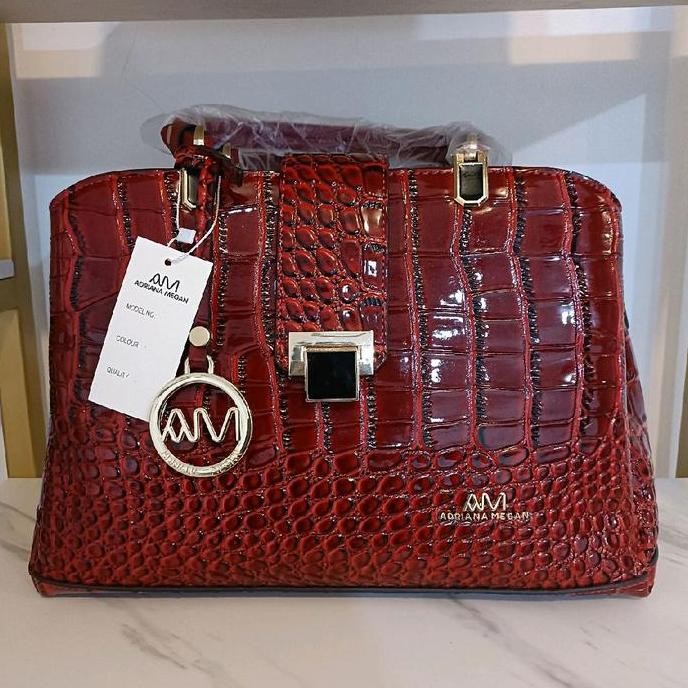Grosir Tas Wanita Croco 3 Ruang Adriana Megan