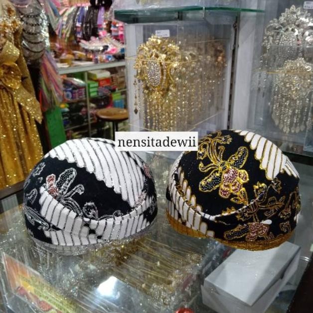 Diskon Blangkon Sunda Prodo / Blangkon Sunda Pengantin - Motif & Size Lengkap Murah
