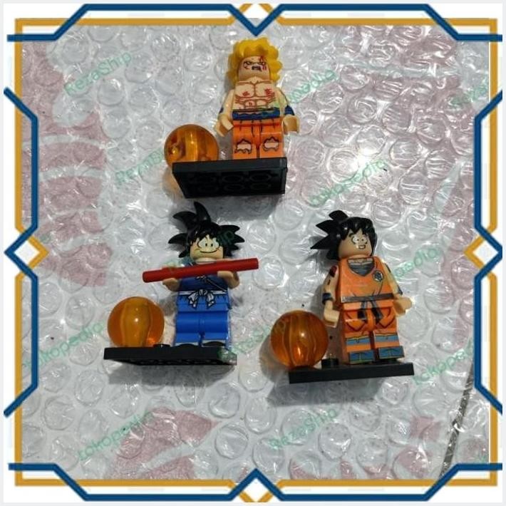 [LOM] SET MINI FIGURE LEGO DRAGON BALL Z GOKU