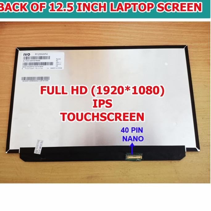 Layar Led Lcd Lenovo Thinkpad X270 X280 Touchscreen Full Hd Ips