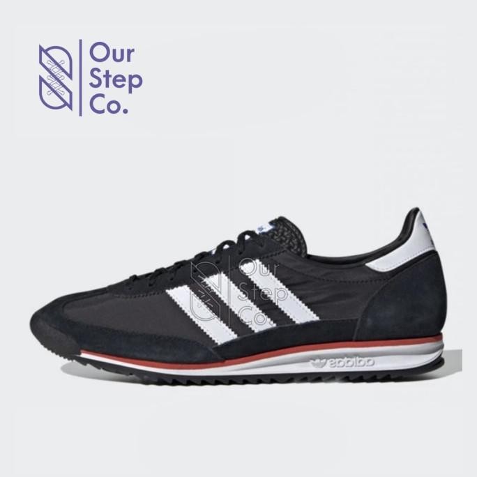 Sepatu Adidas SL 72 Black White BNIB Original