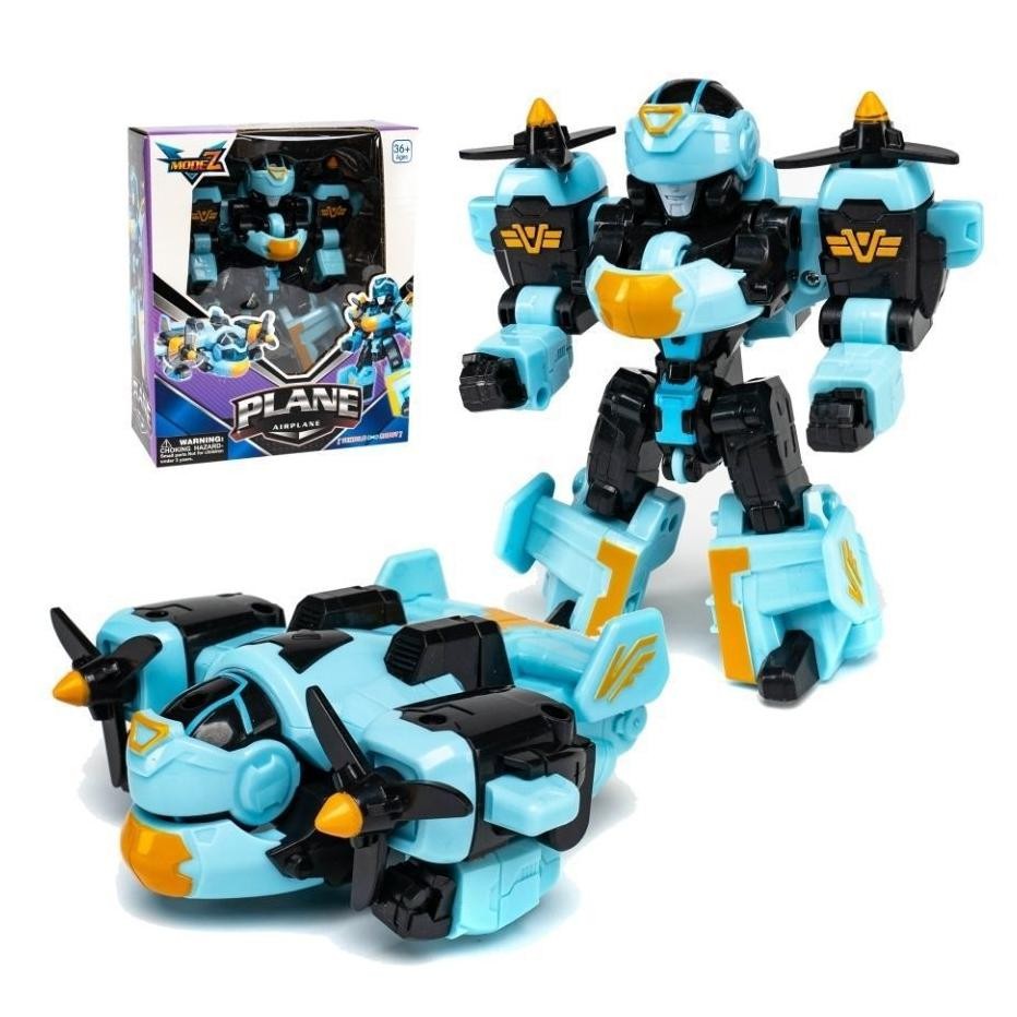 MINISTAR Mainan Robot Transformasi Kereta Metro Train Tank Pesawat Petualangan Seru Anak
