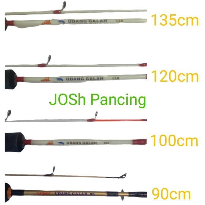 MURAH Joran pancing exori udang galah 90 100 120 135 cm lentur kuat