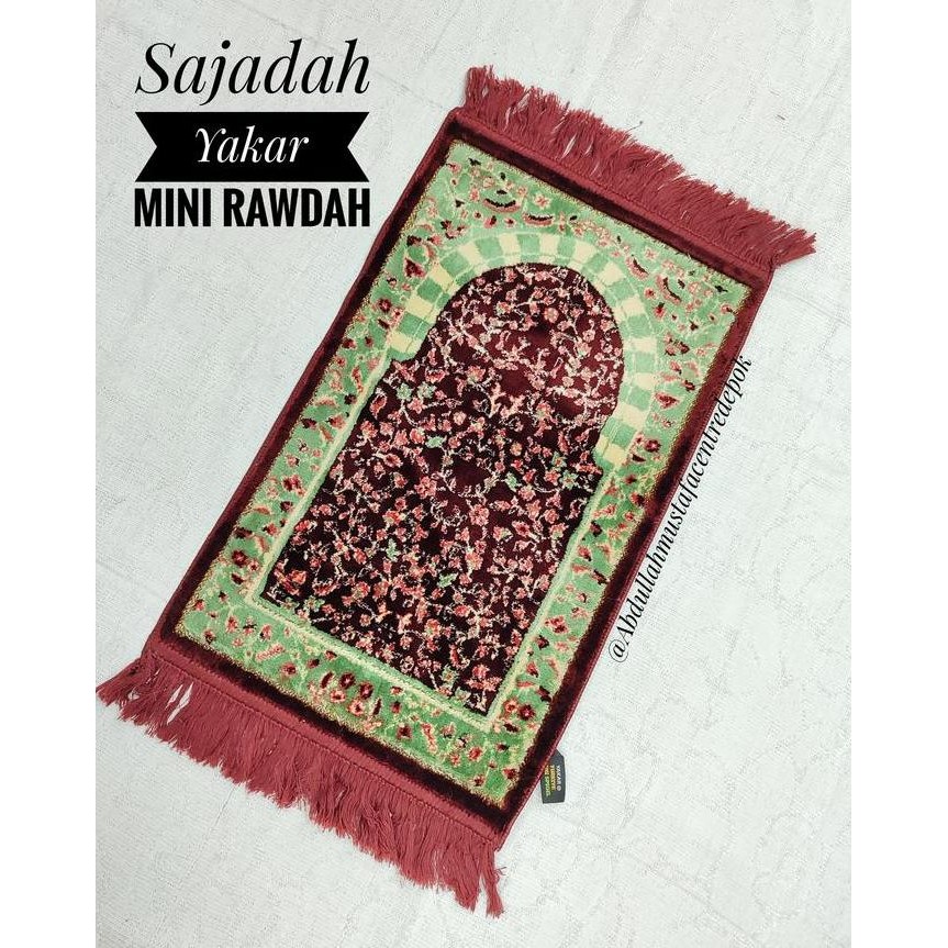 Murah (20 Pcs )Sajadah Exclusive Yakar Rawdah Mini Asli Turkey / Sajadah Yakar Ruwdah Mini/Sajadah R