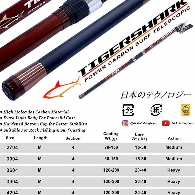 Antena Surf DAIDO TIGER SHARK