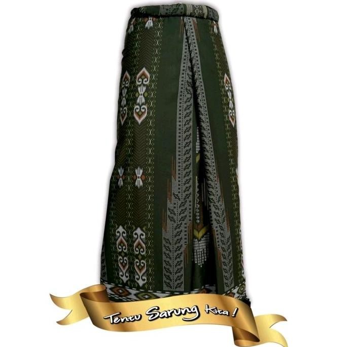 Murah Sarung Atlas Idaman Kembang Dewasa Motif Batik Muslim Santri Pria Pekalongan Katun Kotak Lembu