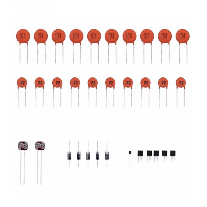 Premium 1 Set Kit Paket Elemen Arduino Uno R3 Untuk Pemula / R3 Arduino Kit Diy Dengan Kotak High Qu