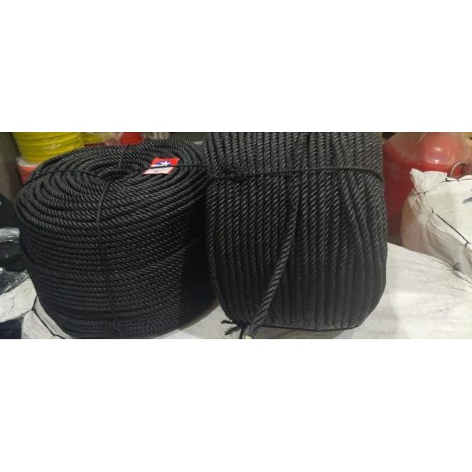 

Tali Tambang Nylon 8Mm Hitam, 50M New Stok
