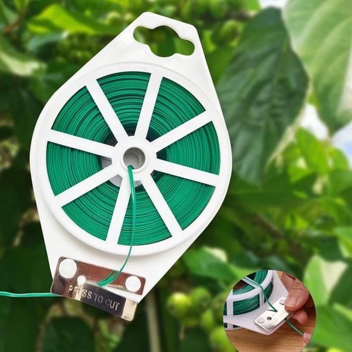 Tali pengikat taman kawat plastik berlapis mawar tali pengikat taman tali pengikat taman murah